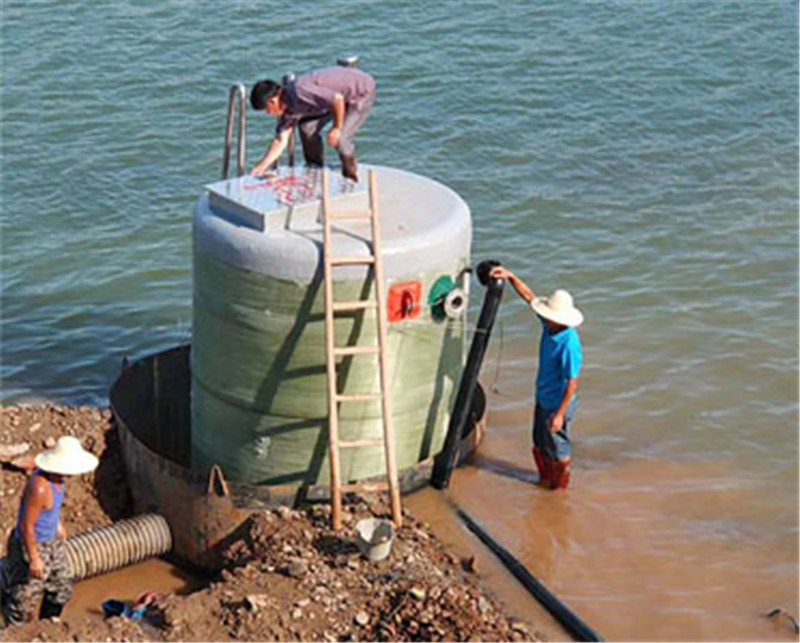 河水灌溉提升泵站